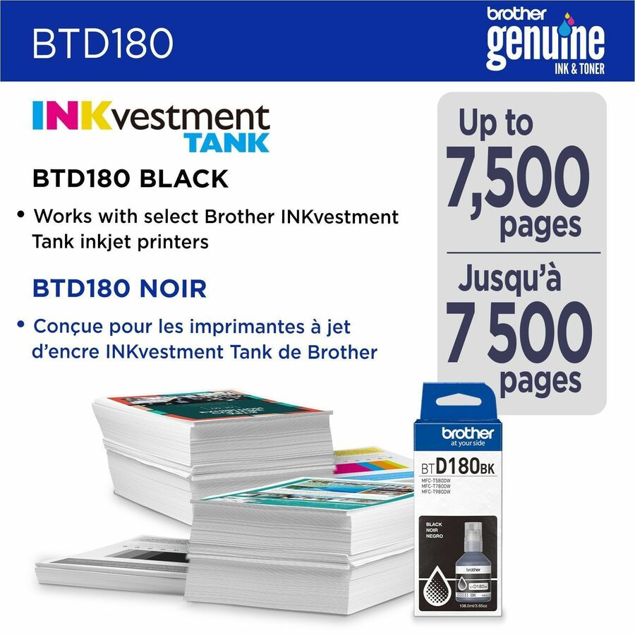 Inkjet - Black - 7500 Pages Black - 108 mL - High Yield