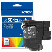 Brother LC504 Original High Yield Inkjet Ink Cartridge - Black - 1 Each
