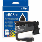 Brother LC506BK Original Standard Yield Inkjet Ink Cartridge - Black - 1 Each