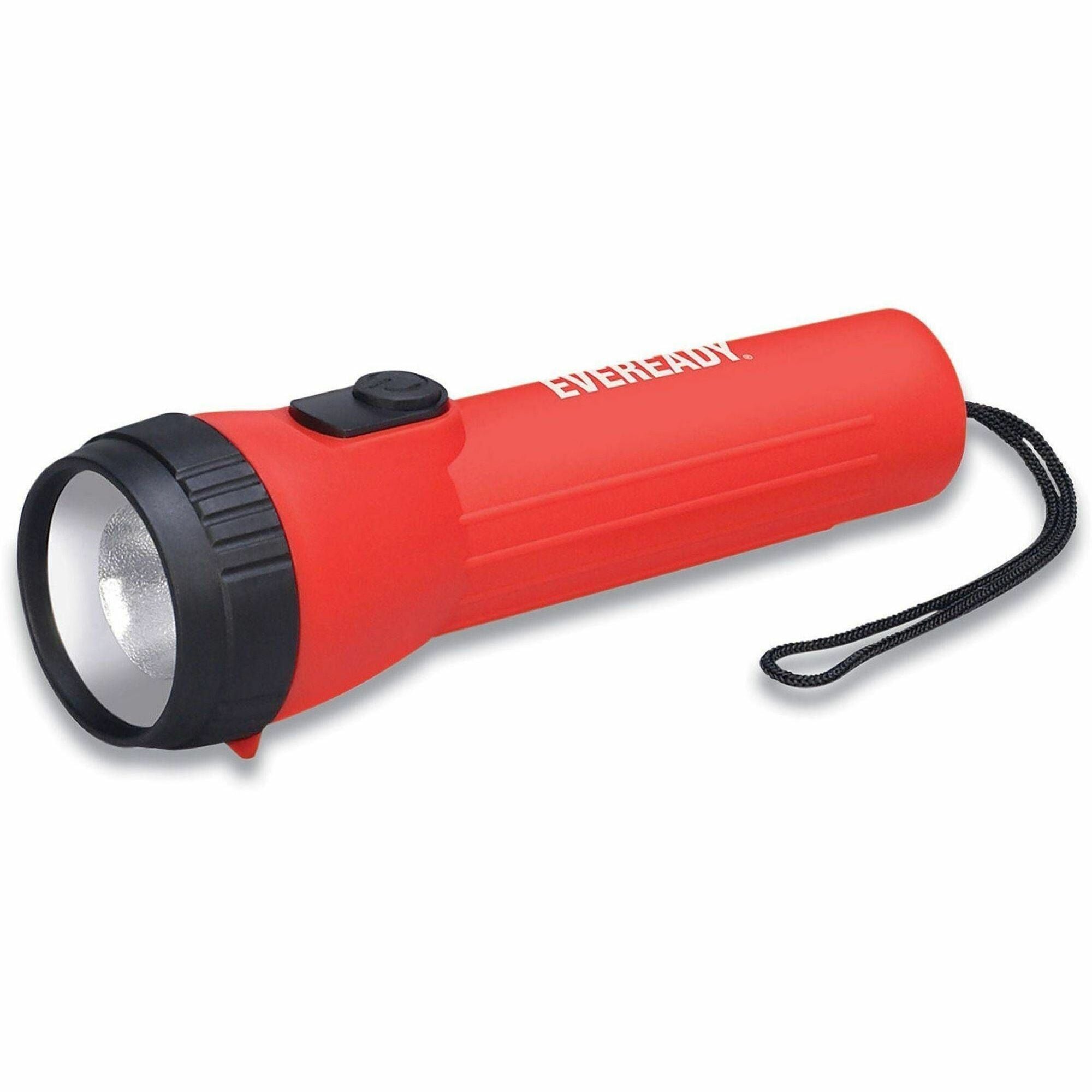 LED - 25 lm Lumen - 2 x D - Battery - Red - 1 Each