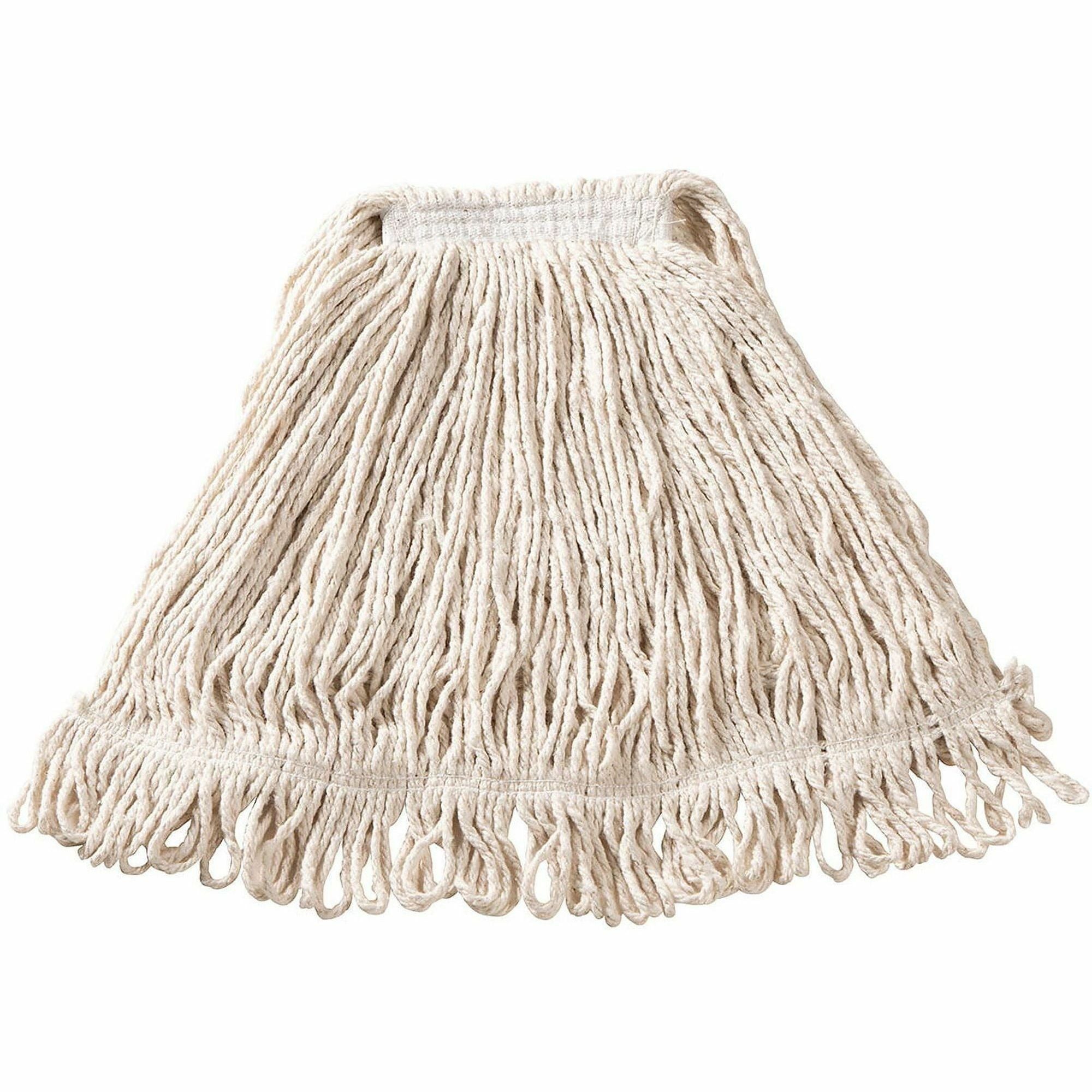 Yarn Head - 4-ply, Looped Ends - White - 1 Each