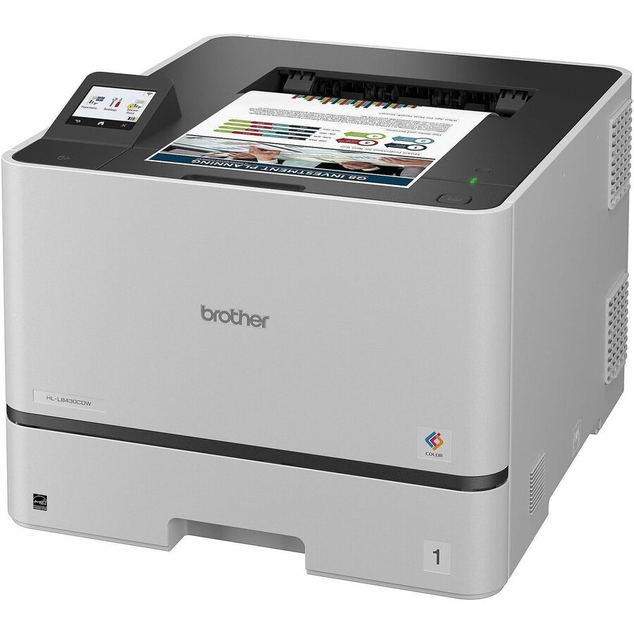 33 ppm Mono / 33 ppm Color - 2400 x 600 dpi Print - Automatic Duplex Print - 250 Sheets Input - Ethernet - Wireless LAN - Apple AirPrint, Mopria, Brother Mobile Connect, Wi-Fi Direct - Plain Paper Print - Gigabit Ethernet - USB
