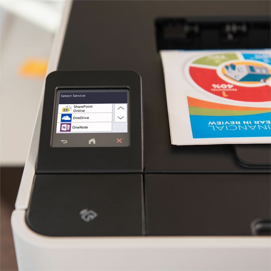 33 ppm Mono / 33 ppm Color - 2400 x 600 dpi Print - Automatic Duplex Print - 250 Sheets Input - Ethernet - Wireless LAN - Apple AirPrint, Mopria, Brother Mobile Connect, Wi-Fi Direct - Plain Paper Print - Gigabit Ethernet - USB
