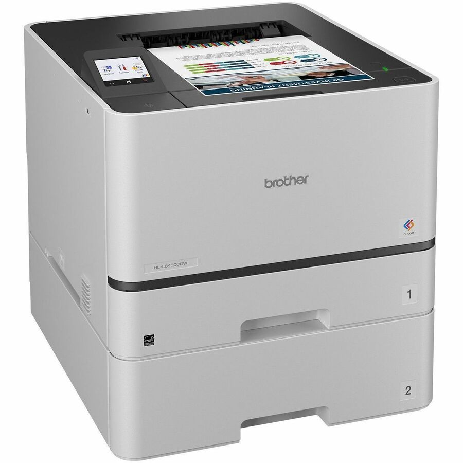 33 ppm Mono / 33 ppm Color - 2400 x 600 dpi Print - Automatic Duplex Print - 250 Sheets Input - Ethernet - Wireless LAN - Apple AirPrint, Mopria, Brother Mobile Connect, Wi-Fi Direct - Plain Paper Print - Gigabit Ethernet - USB