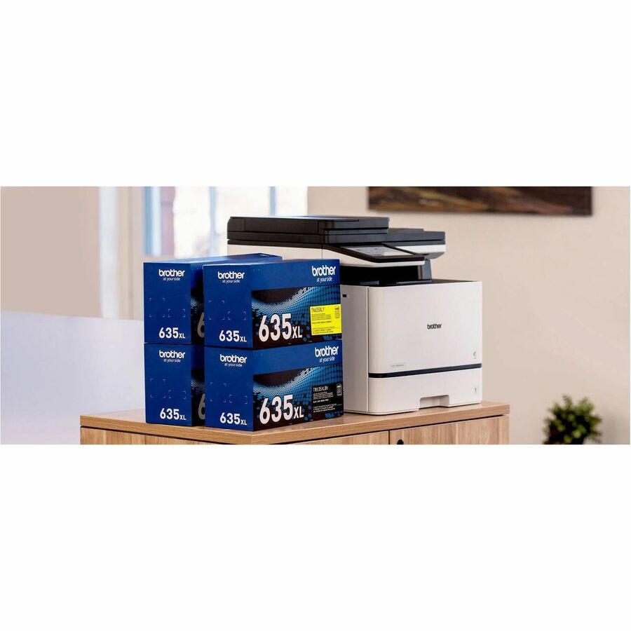 Copier/Printer/Scanner - 33 ppm Mono/33 ppm Color Print - 2400 x 600 dpi Print - Automatic Duplex Print - Gigabit Ethernet - Wireless LAN - Apple AirPrint, Mopria, Brother Mobile Connect, Wi-Fi Direct - USB