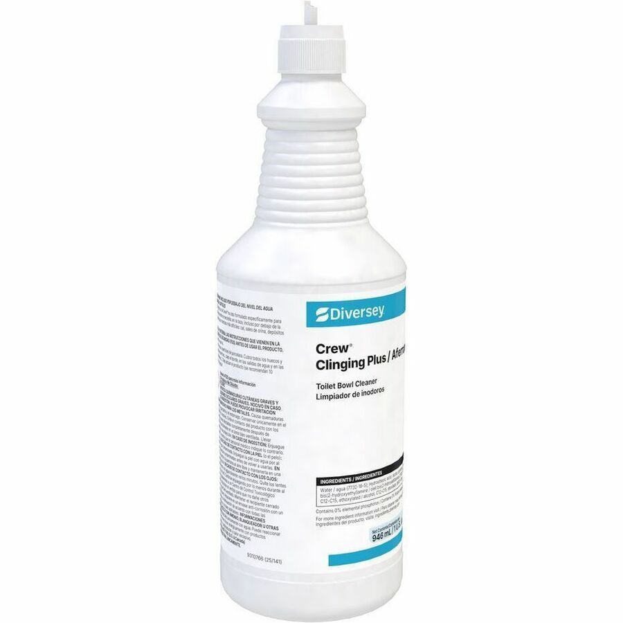 For Multipurpose - Ready-To-Use - Liquid - 32 fl oz (1 quart) - 1 to 2 pH - Acidic, Citrus Scent - Recommended For: Stain Remover, Odor Remover - Deodorize - Green - 12 / Carton
