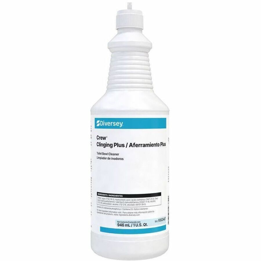 For Multipurpose - Ready-To-Use - Liquid - 32 fl oz (1 quart) - 1 to 2 pH - Acidic, Citrus Scent - Recommended For: Stain Remover, Odor Remover - Deodorize - Green - 12 / Carton