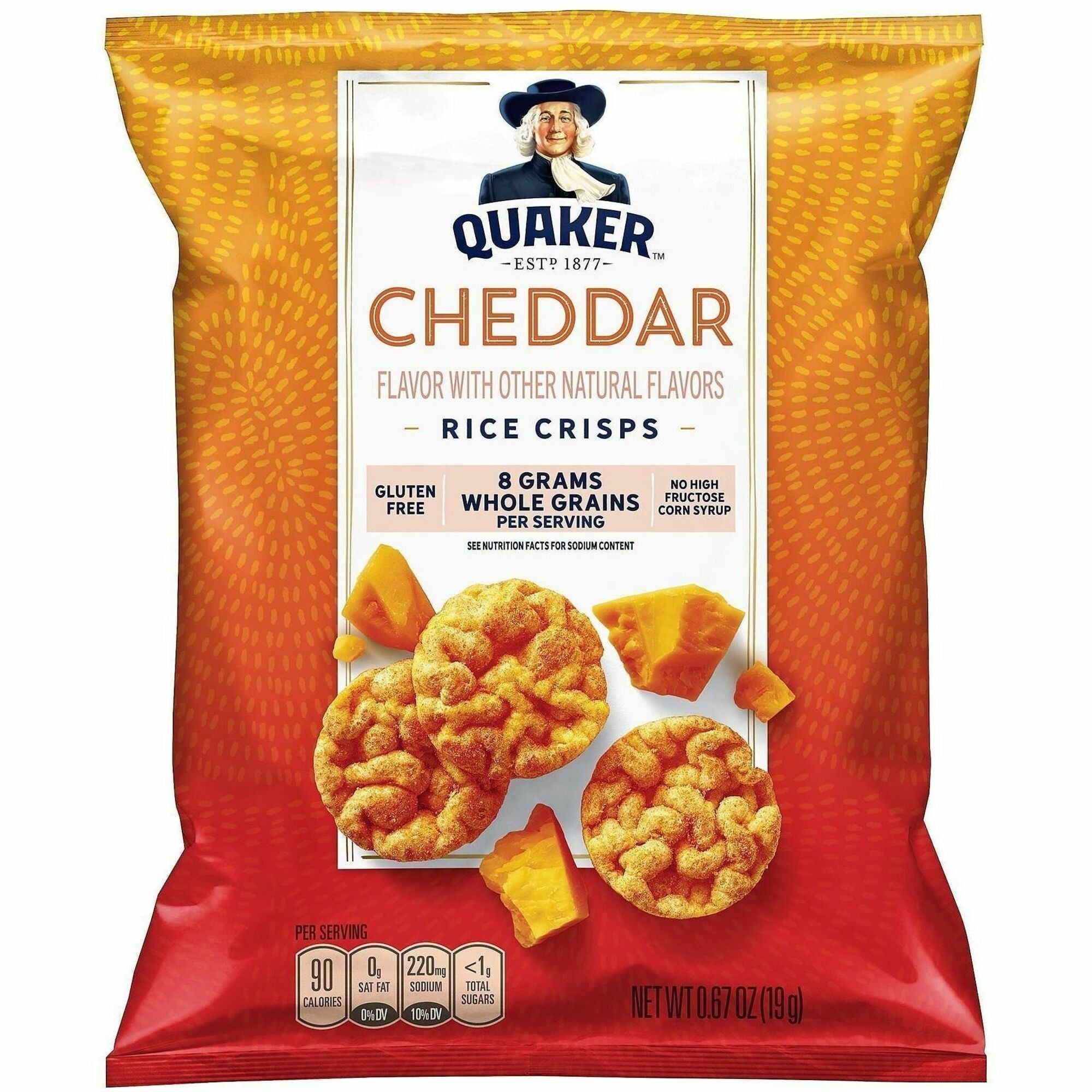 Gluten-free - Cheddar Cheese - 0.67 oz - 1 Carton