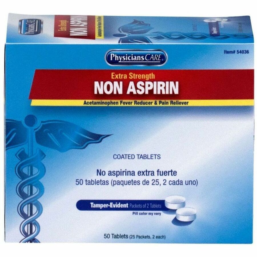 For Headache, Pain, Arthritis, Common Cold, Menstrual Cramp - 2 Tablets/Packet - 50 / Box