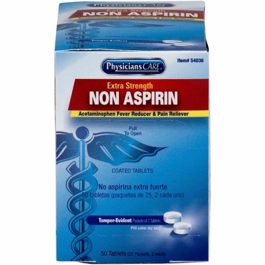 For Headache, Pain, Arthritis, Common Cold, Menstrual Cramp - 2 Tablets/Packet - 50 / Box
