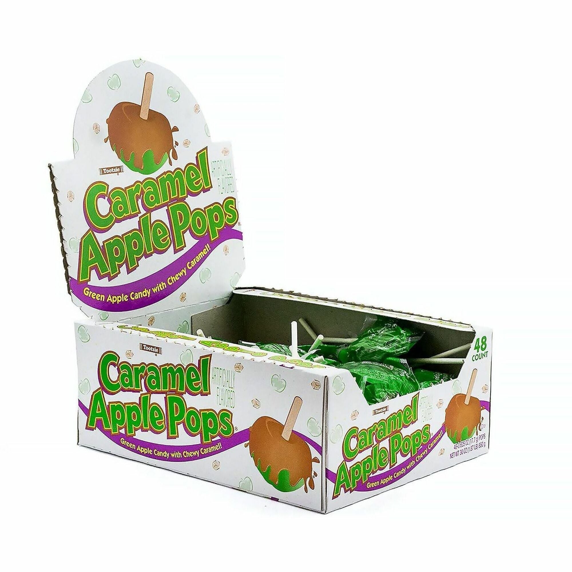 Caramel Apple - Individually Wrapped - 48 /Bag - 1 Carton