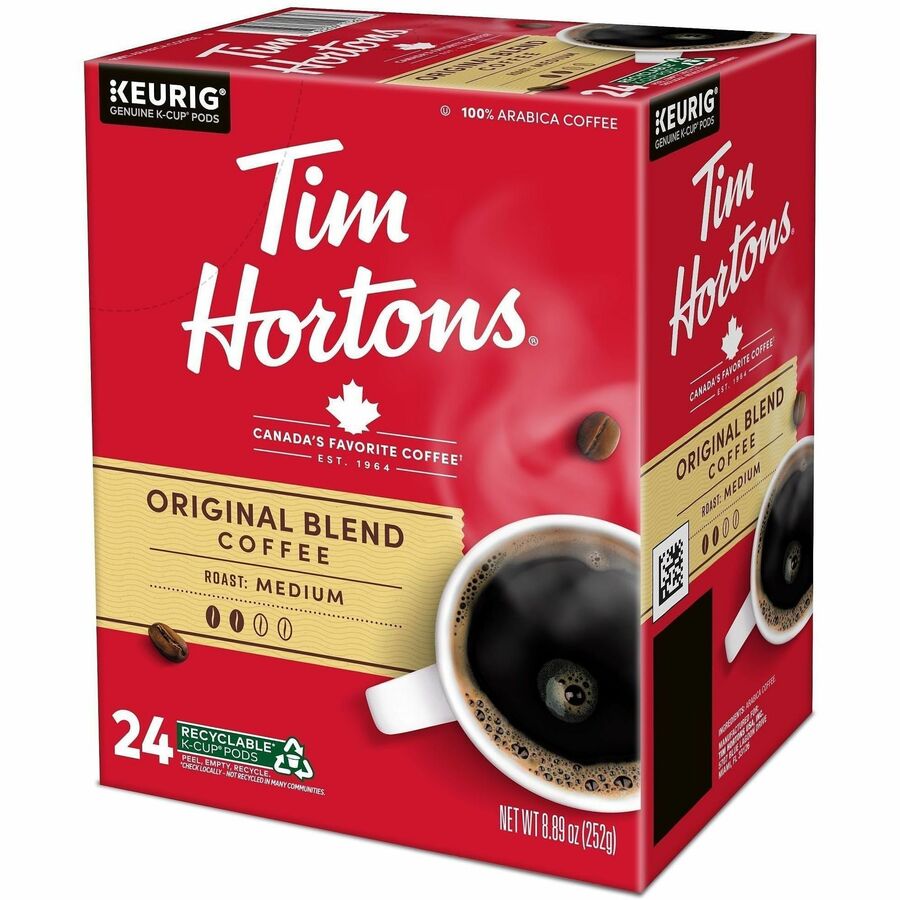 Medium - 0.4 oz - 24 K-Cup - K-Cup, Pod - Original Blend - Kosher - 4 / Carton