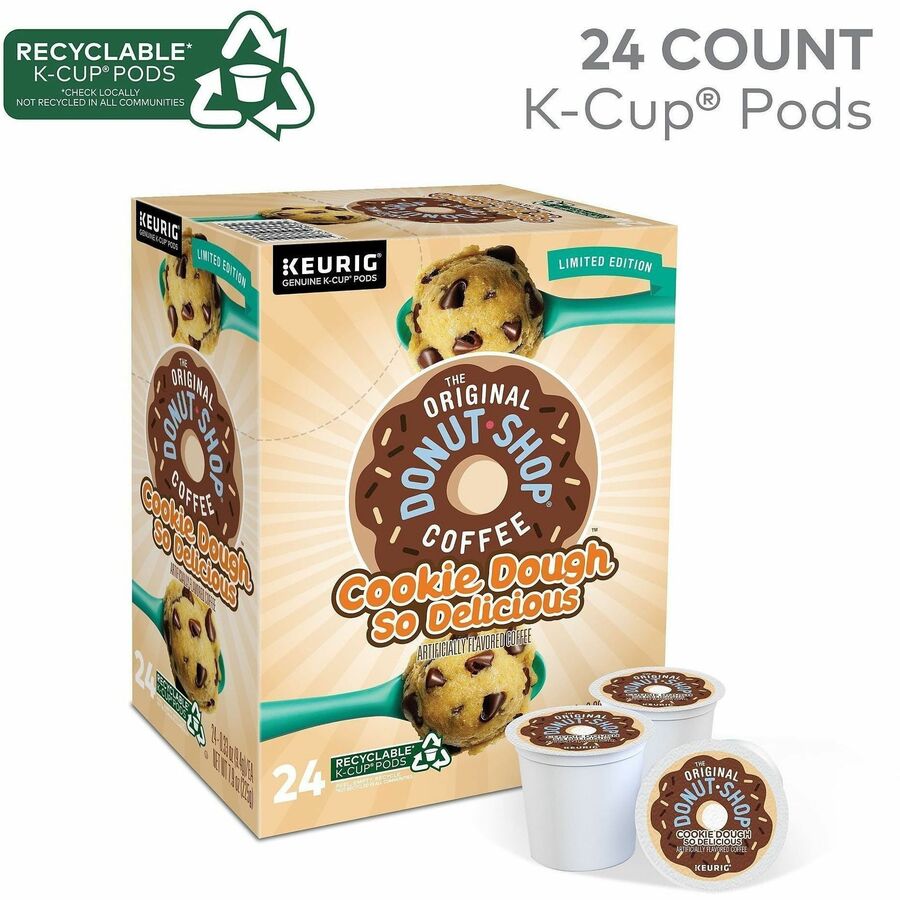 Light - 24 K-Cup - K-Cup, Pod - Cookie Dough So Delicious - Kosher - 4 / Carton