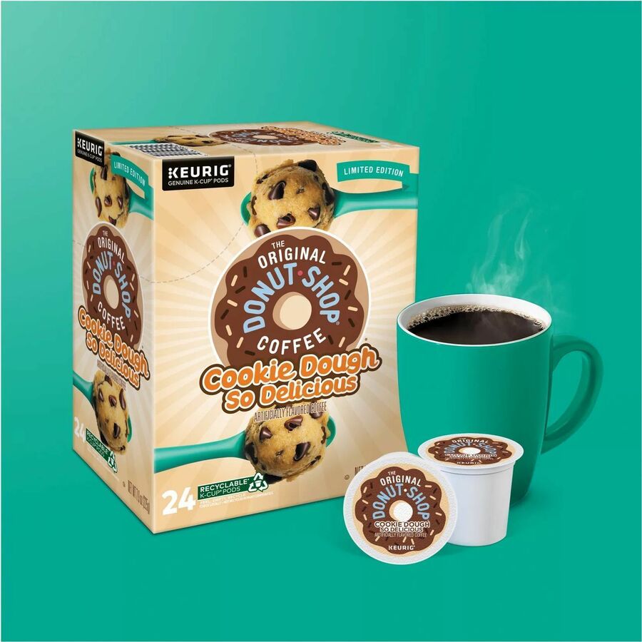 Light - 24 K-Cup - K-Cup, Pod - Cookie Dough So Delicious - Kosher - 4 / Carton