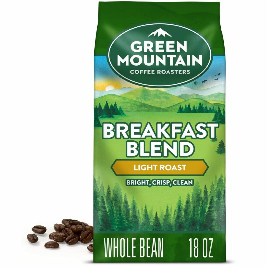 Light - Whole Bean, Bag - Breakfast Blend - Kosher - 6 / Carton