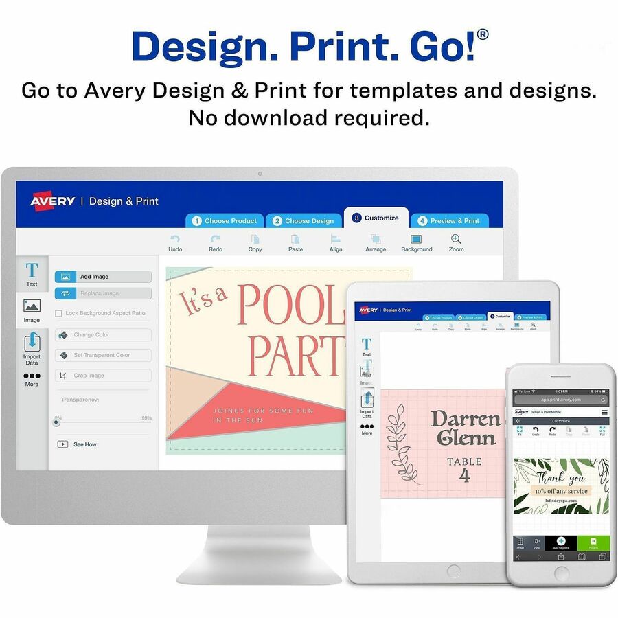 Avery Business Card