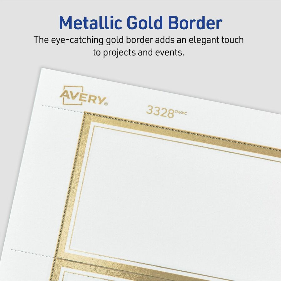 Avery Tent Card