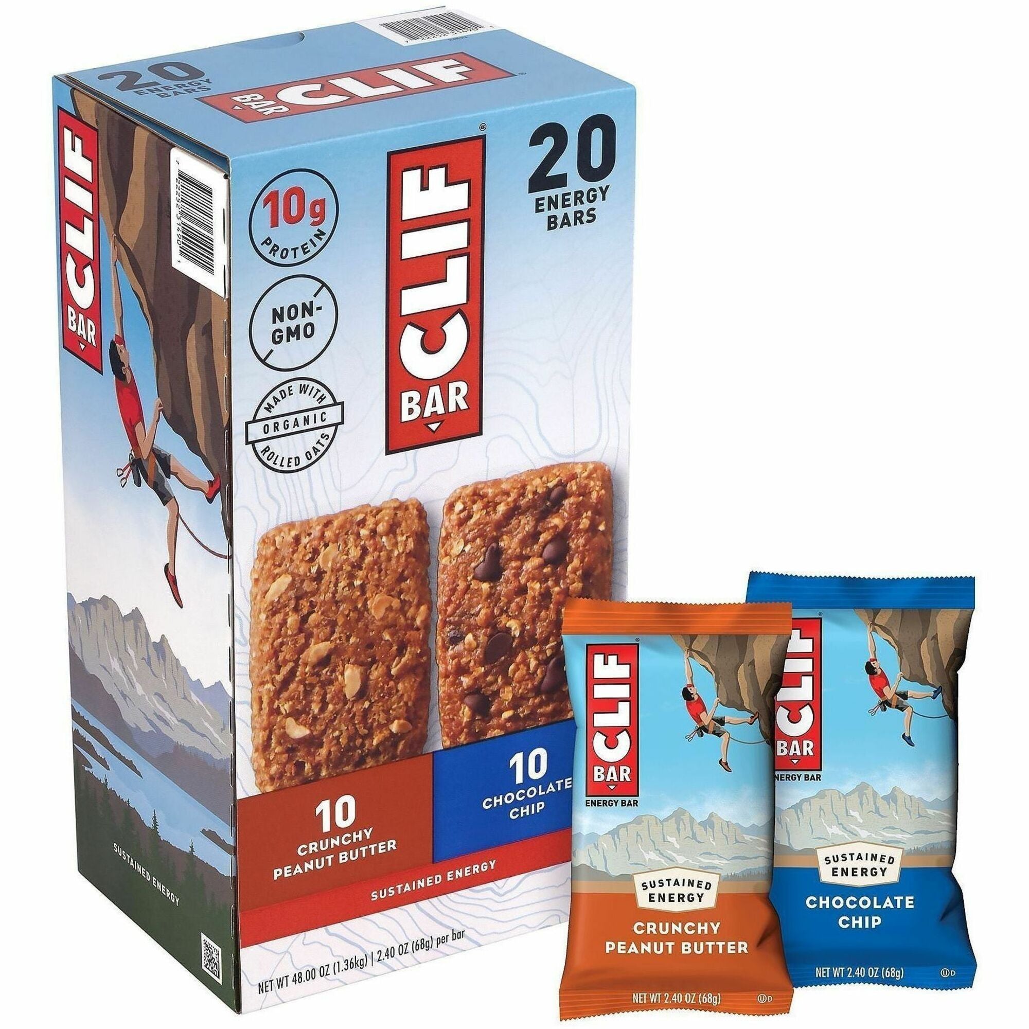 Crunchy Peanut Butter, Chocolate Chip - 20/Bag - 1 Carton