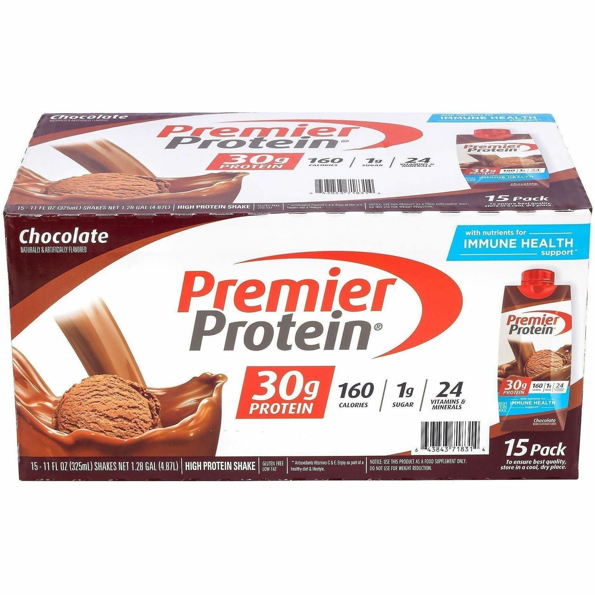 11 fl oz (325 mL) - Chocolate - 15/Bag - 1 Carton