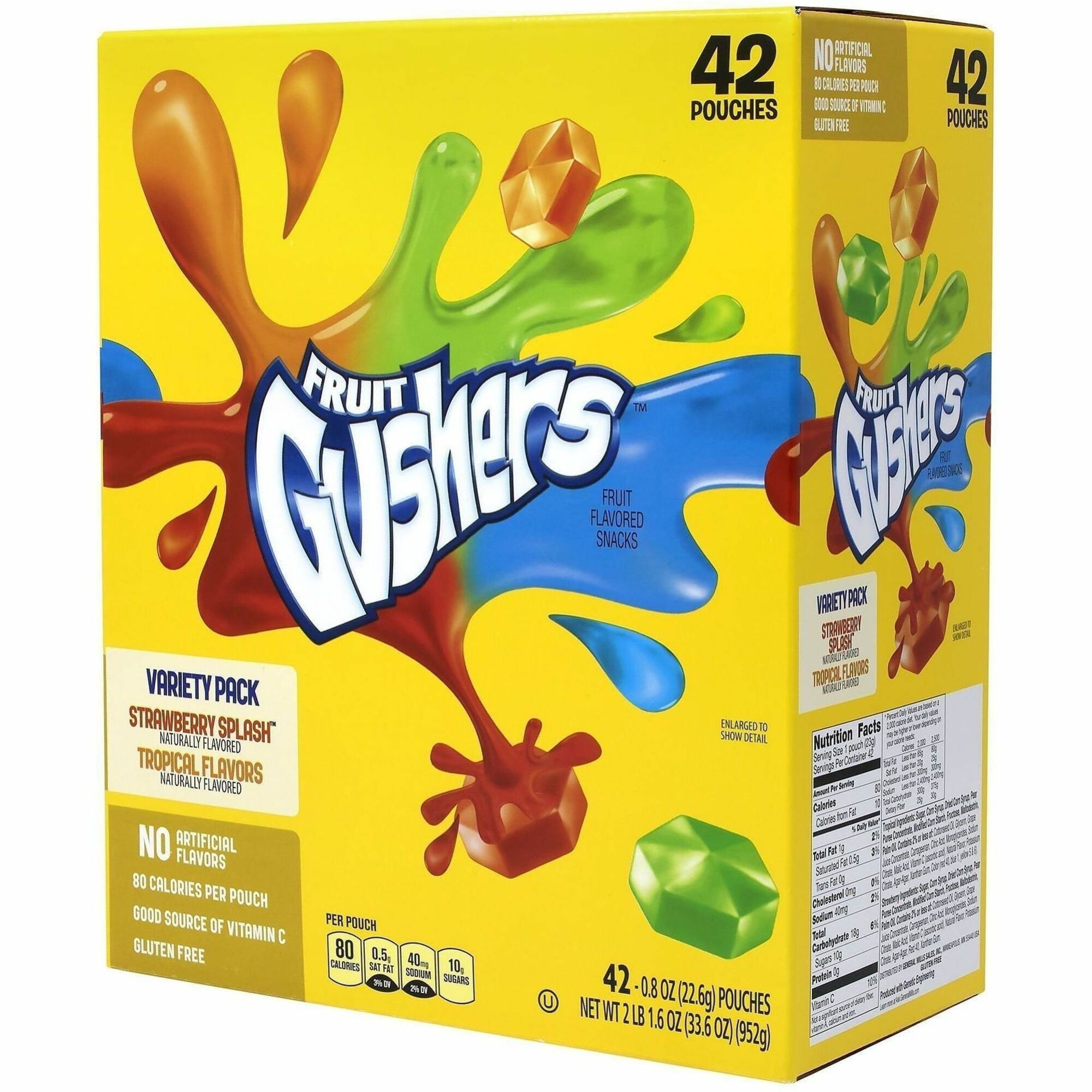 Individually Wrapped, Gluten-free - Assorted - 0.80 oz - 42/Bag - 1 Carton