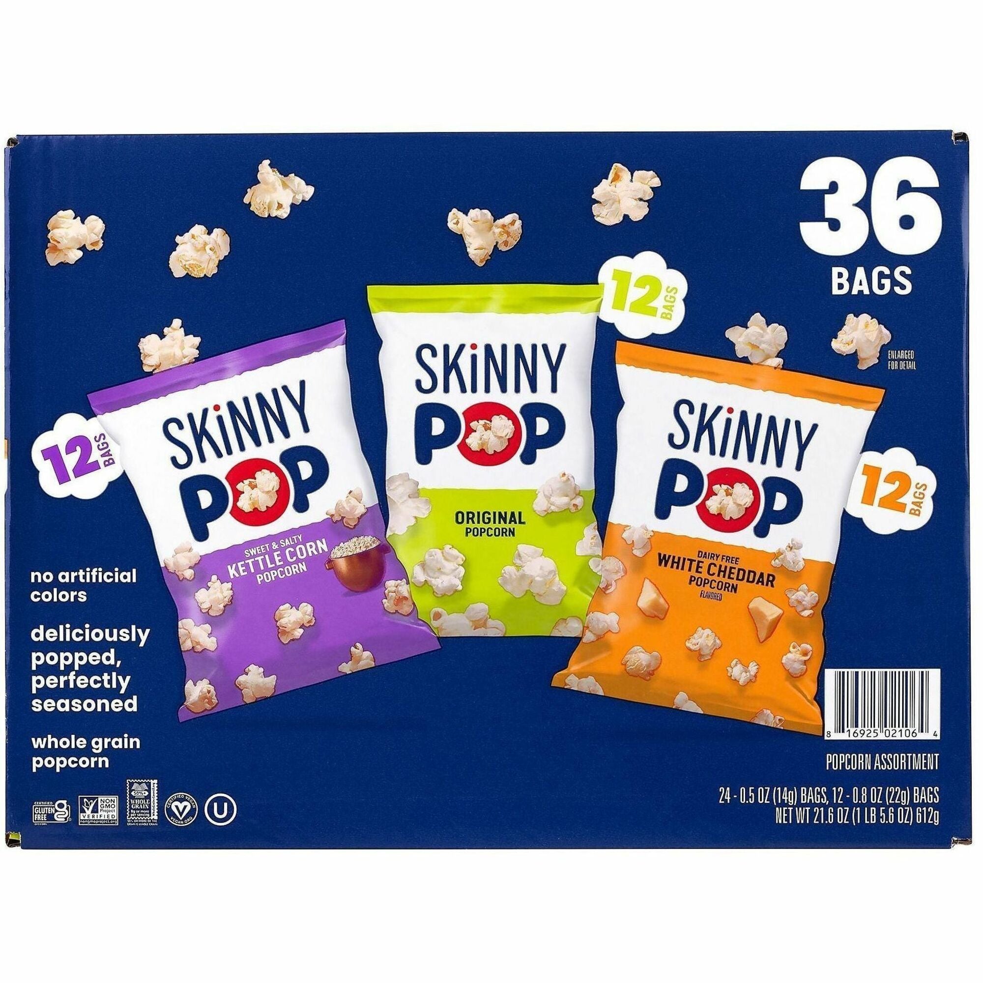 Preservative-free - Assorted - 36/Bag - 1 Carton