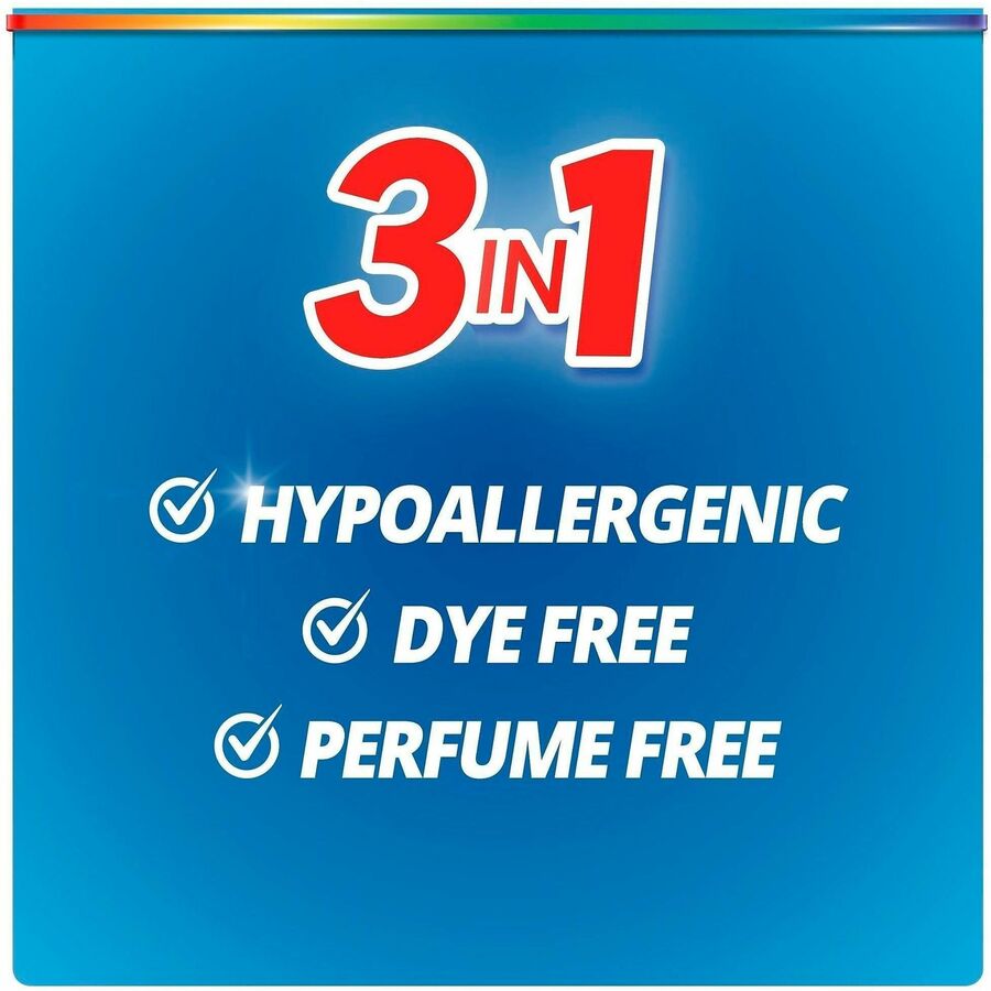 Purex Free & Clear Laundry Detergent, Concentrated Liquid, 150 fl oz (4.7 qt), 115 Loads, Dye-Free, Hypoallergenic, Odorless, Clear, 1 Each