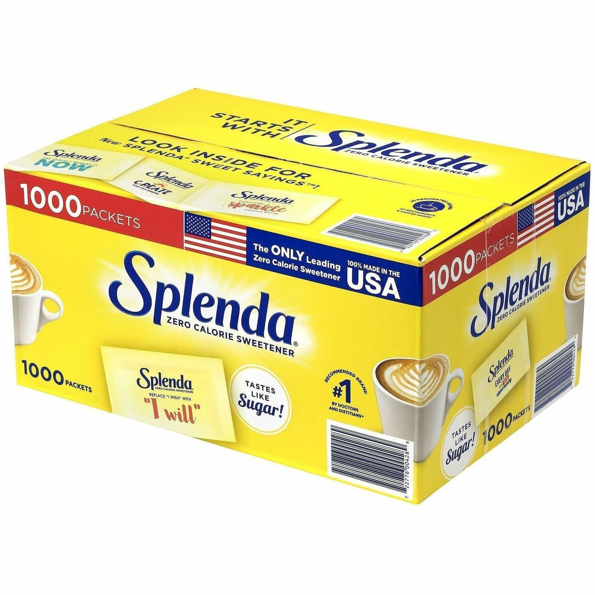 Artificial Sweetener - 1000 Packets/Bag - 1 Carton