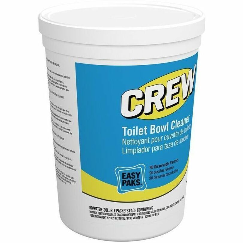 For Multi Surface, Multipurpose - Ready-To-Use/Concentrate - Powder - 0.50 oz (0.03 lb) - 99 pH - Lavender, Fresh Floral Scent - Recommended For: Odor Remover - Caustic-free, Easy to Use, Odor Resistant, Phosphorous-free - Blue - 90 Packs/Tub - 2 / Carton
