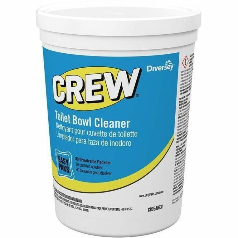For Multi Surface, Multipurpose - Ready-To-Use/Concentrate - Powder - 0.50 oz (0.03 lb) - 99 pH - Lavender, Fresh Floral Scent - Recommended For: Odor Remover - Caustic-free, Easy to Use, Odor Resistant, Phosphorous-free - Blue - 90 Packs/Tub - 2 / Carton