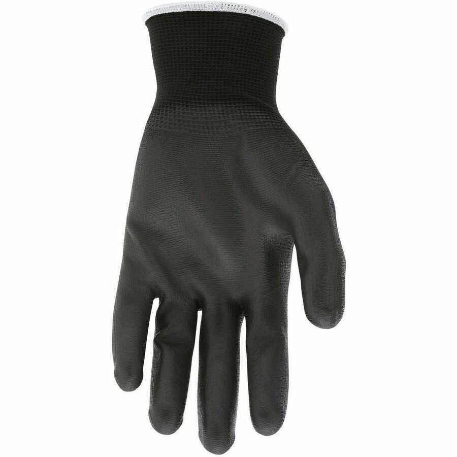 MCR Safety 9669 NXG Gloves, X-Small, Black, Polyurethane/Spandex, Touchscreen Capable, Ergonomic, Fatigue-Free, 13-Gauge, 1 Dozen