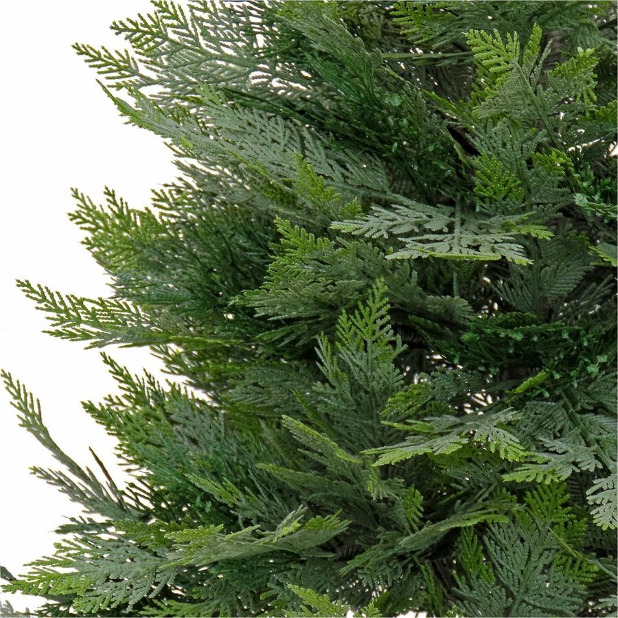 National Tree Cypress Topiary Tree, 3' Tall, Artificial, Green, 1 Each