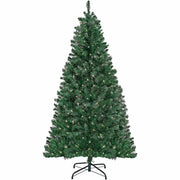 National Tree Acacia Pre-Lit Christmas Tree, 6 ft, Green, 300 Clear Lights, Includes 1 Tree with Sturdy Metal Stand