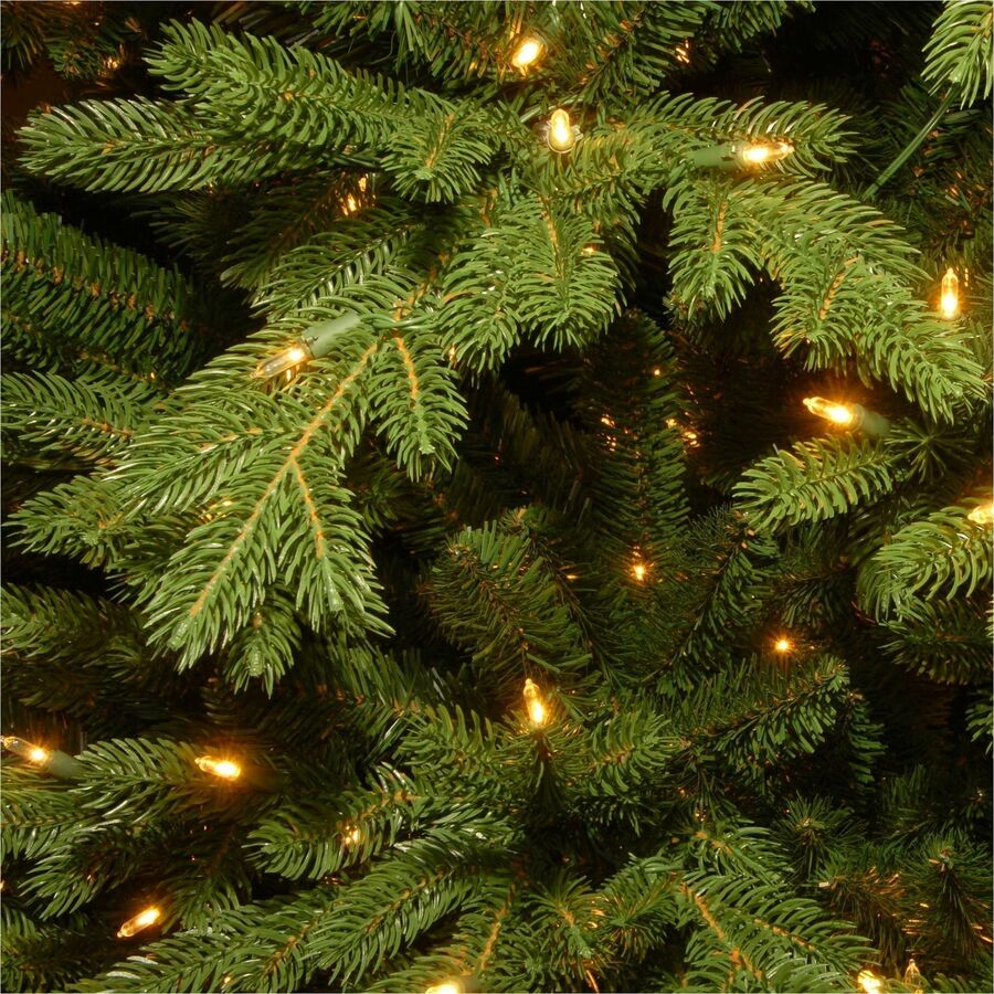 National Tree Princeton Fraser Fir Christmas Tree, 7.5 ft, Green, Pre-lit with 800 Dual-Color LED Lights, 1 Each