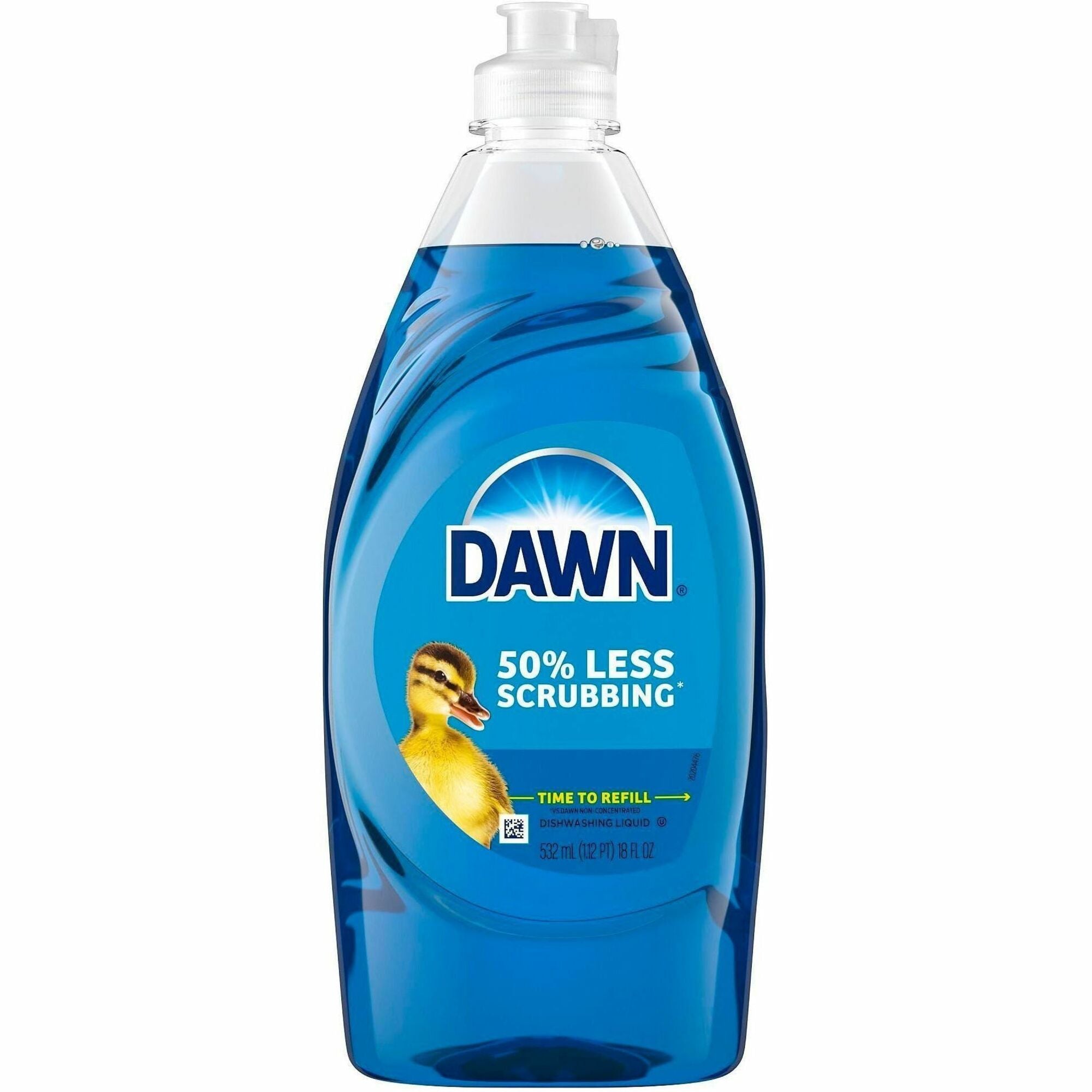 Dawn Ultra Original Dish Soap, Concentrated Liquid, Clean Scent, Blue, 18 fl oz, 1 Bottle