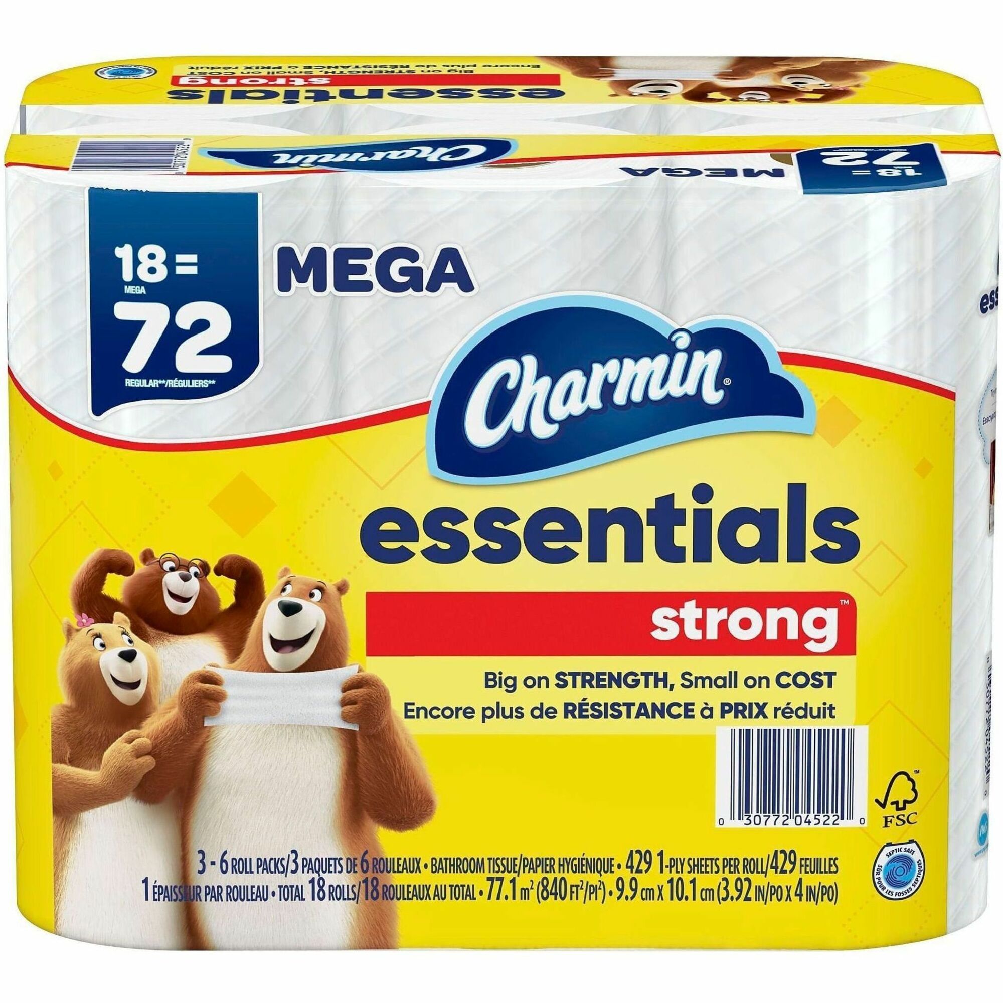 1 Ply - Mega - White - 18 / Carton