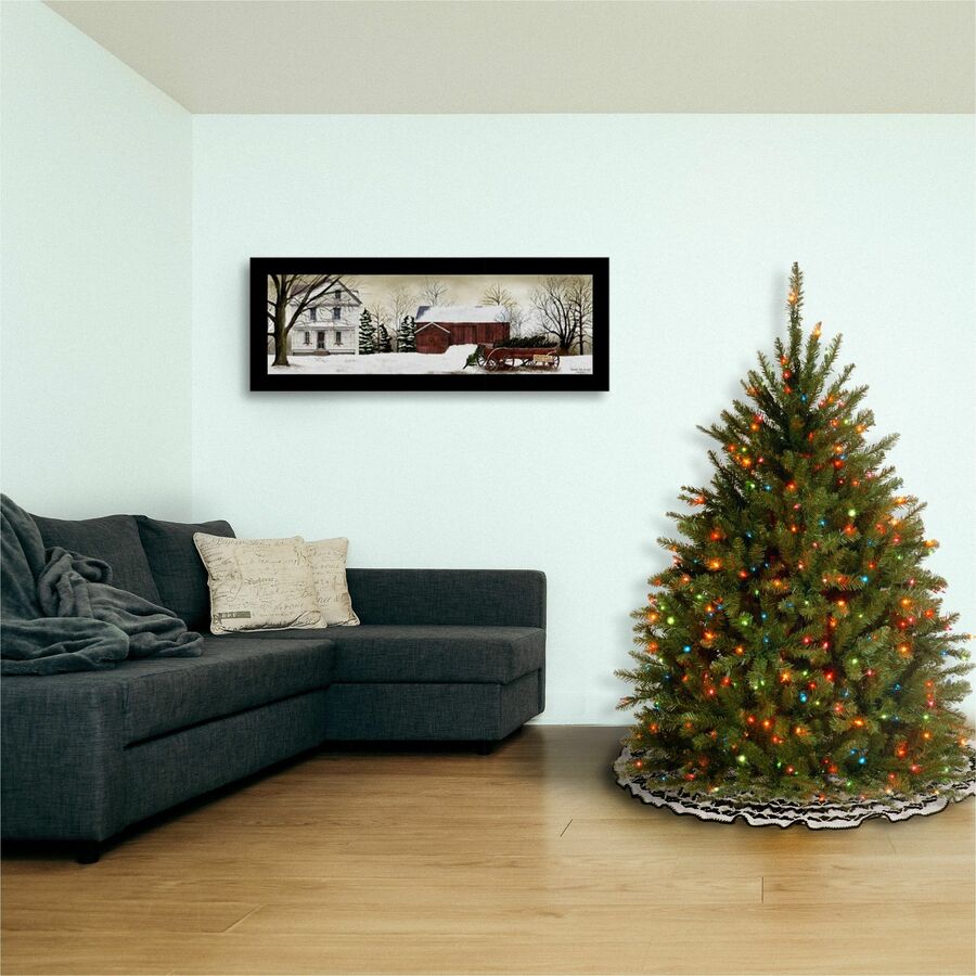 National Tree Dunhill Fir Christmas Tree, 54" Height, Green, Pre-lit Multicolor LED Lights, Includes 1 Tree, Metal Stand, Spare Bulbs and Fuses