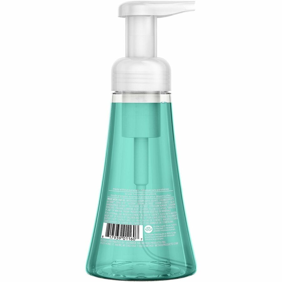Method Waterfall Foaming Hand Wash, Waterfall Scent, 10 fl oz, Blue, Cruelty-free, Paraben-free, Phthalate-free, 1 Each