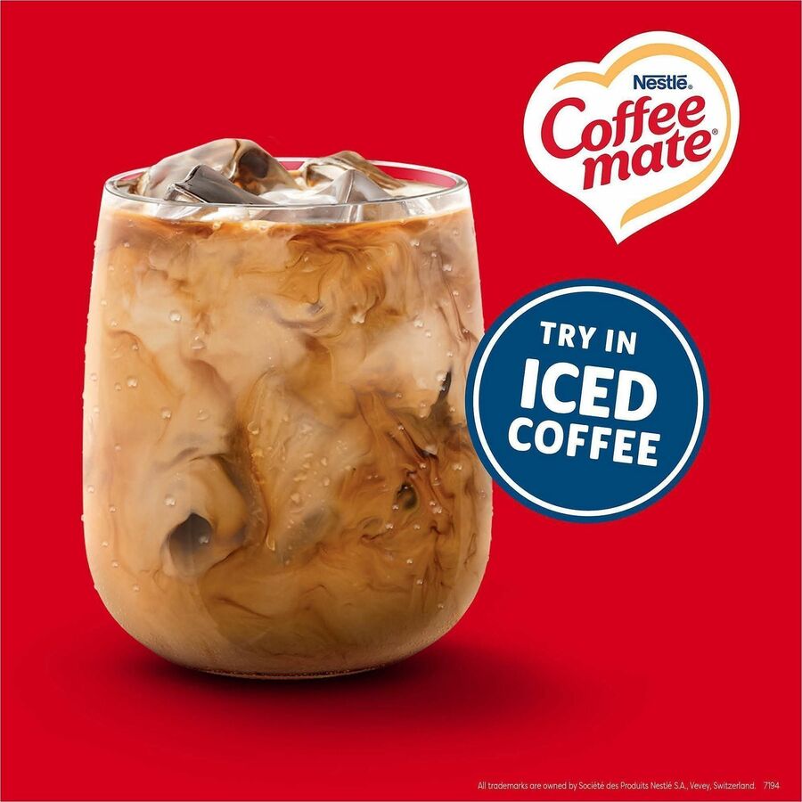 Coffee mate Liquid Creamer Singles, Assorted Flavors (Original, Hazelnut, Italian Sweet Creme, Vanilla Caramel), 1 Serving, 1 Carton