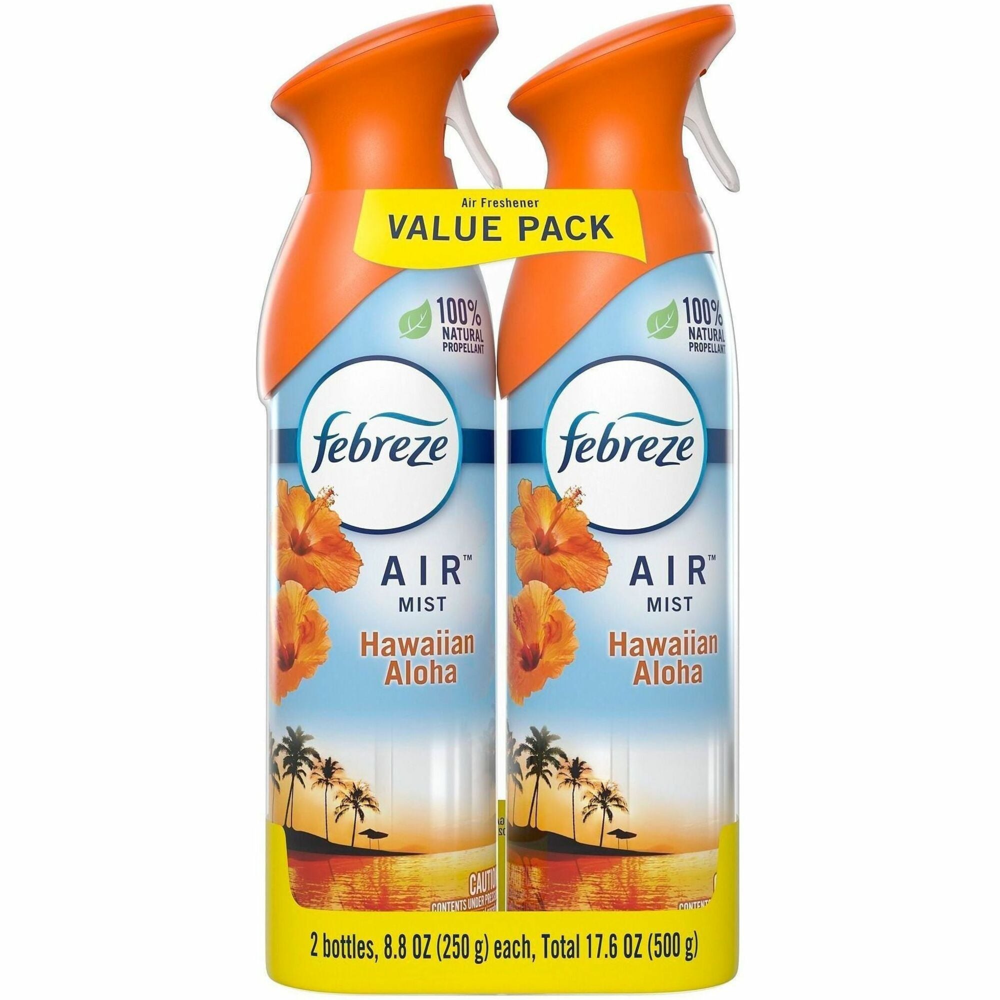 Febreze Air Effects Air Freshener Spray, Hawaiian Aloha Scent, Odor Neutralizer, 8.8 fl oz, 2 Pack
