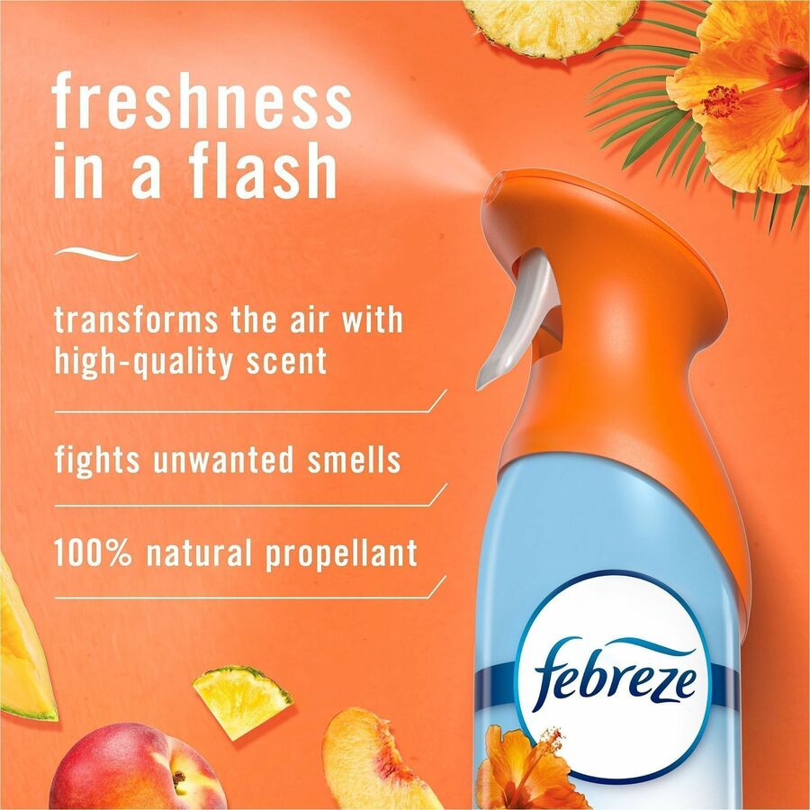 Febreze Air Effects Air Freshener Spray, Hawaiian Aloha Scent, Odor Neutralizer, 8.8 fl oz, 2 Pack