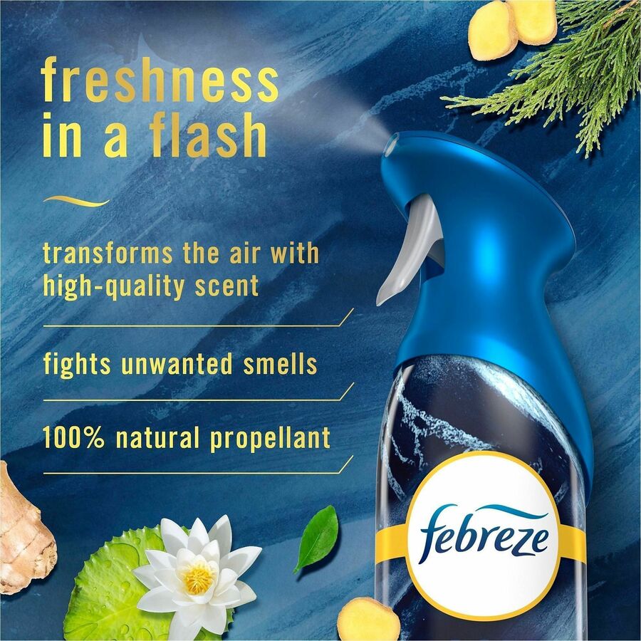 Febreze Air Effects Air Freshener Spray, Ocean Scent, Odor Neutralizer, 8.8 fl oz, 2 Pack