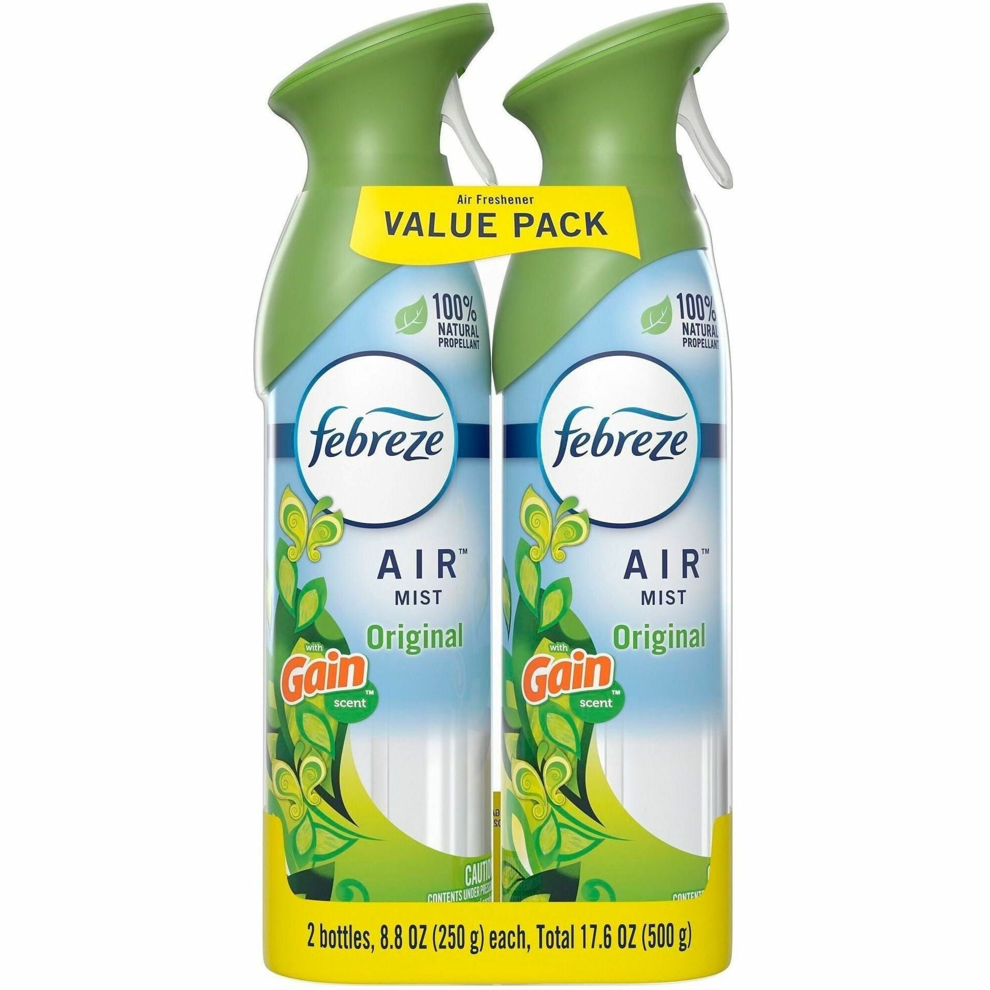 Febreze Air Effects Air Freshener Spray, Gain Original Scent, Odor Neutralizer, 8.8 fl oz, 2 Pack