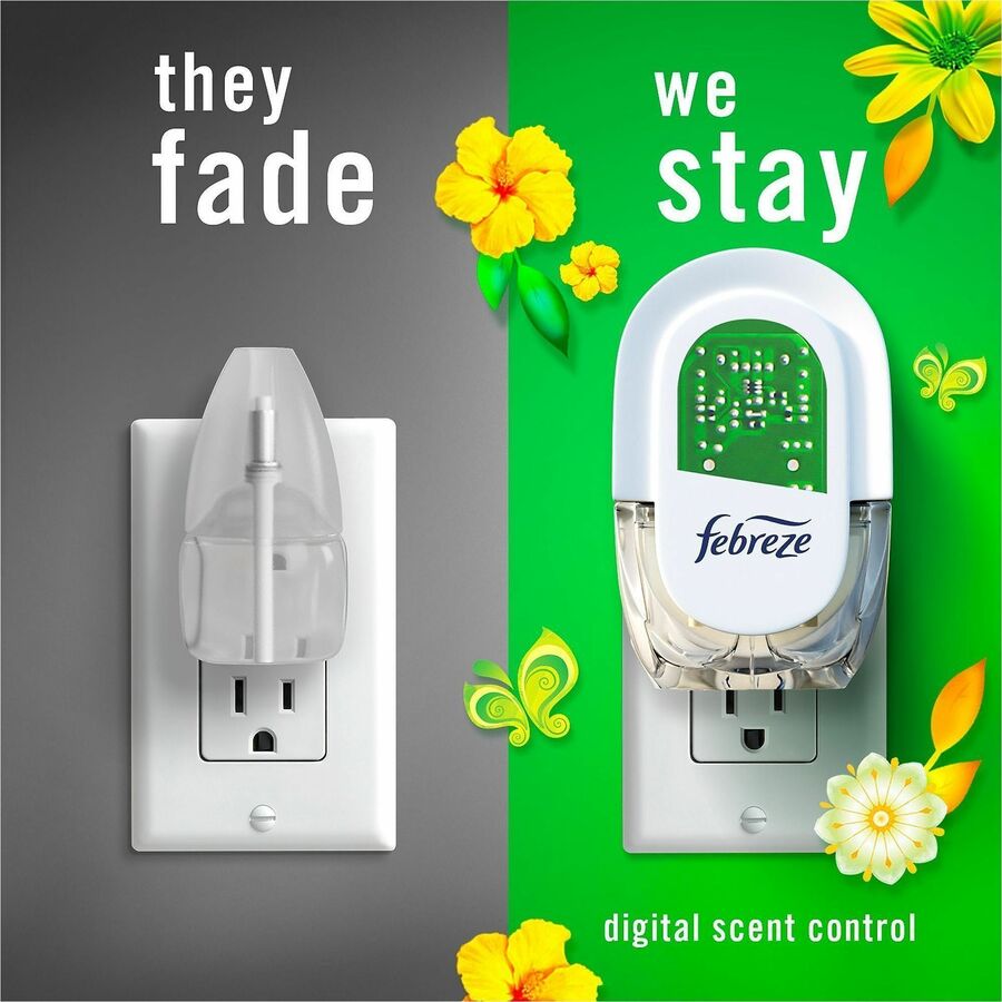 Febreze FadeDefy PLUG Air Freshener Refill, Gain Original Scent, 2.63 oz, Odor Neutralizer, 50 Day, 3/Pack