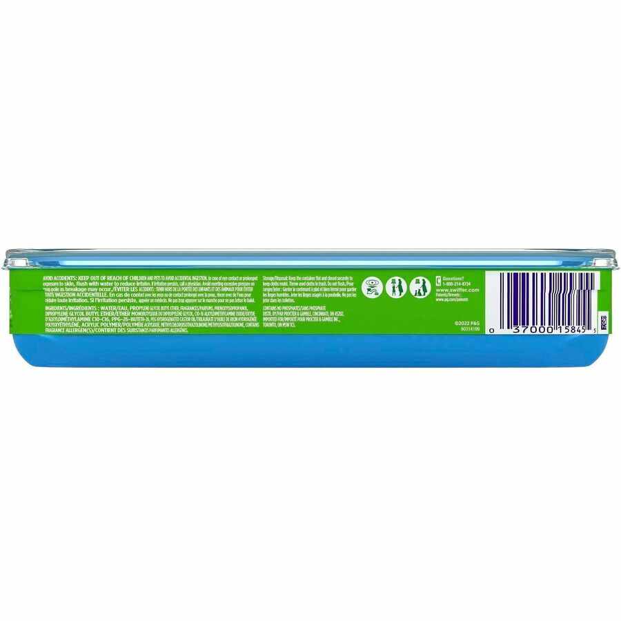 Swiffer Sweeper Wet Mop Cloths, Lavender Scent, Textured, White, 8" x 10", 1 Box