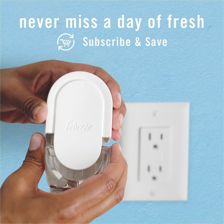 Febreze FadeDefy PLUG Air Freshener Refill, 2.63 oz, Mountain/Ocean/Rainforest Scents, 50 Day Odor Neutralizer, 3 Pack