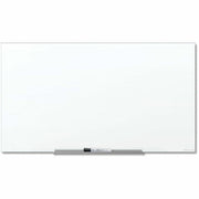 Quartet InvisaMount Anti-Glare Magnetic Glass Dry-Erase Board, 72" x 48", White, 1 Each