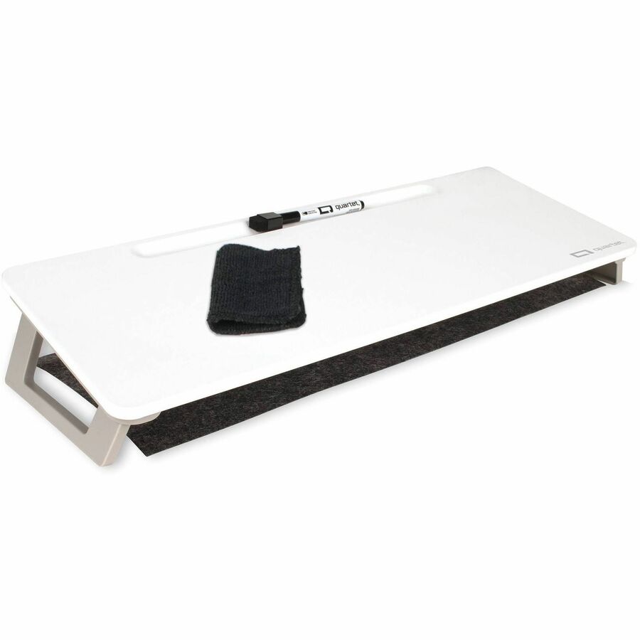 21" (1.7 ft) Width x 7.7" (0.6 ft) Height - White Painted Steel Surface - Desktop - Magnetic - Stain Resistant, Ghost Resistant - 1 Each