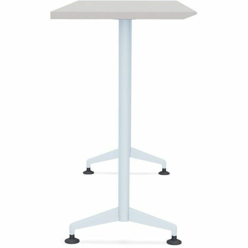 Special-T ZIA Series Training Tables Collection - Rectangle Top - Powder Coated T-shaped Base x 24" Table Top Width x 72" Table Top Depth - 42" Height - Training - Gray - High Pressure Laminate (HPL) - Cast Aluminum, Steel Base Material - 6 / Bundle