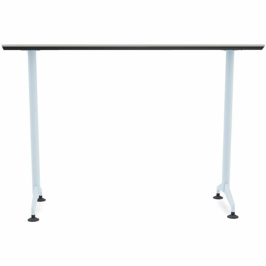 Special-T ZIA Series Training Tables Collection - Rectangle Top - Powder Coated T-shaped Base x 24" Table Top Width x 72" Table Top Depth - 42" Height - Training - Gray - High Pressure Laminate (HPL) - Cast Aluminum, Steel Base Material - 6 / Bundle