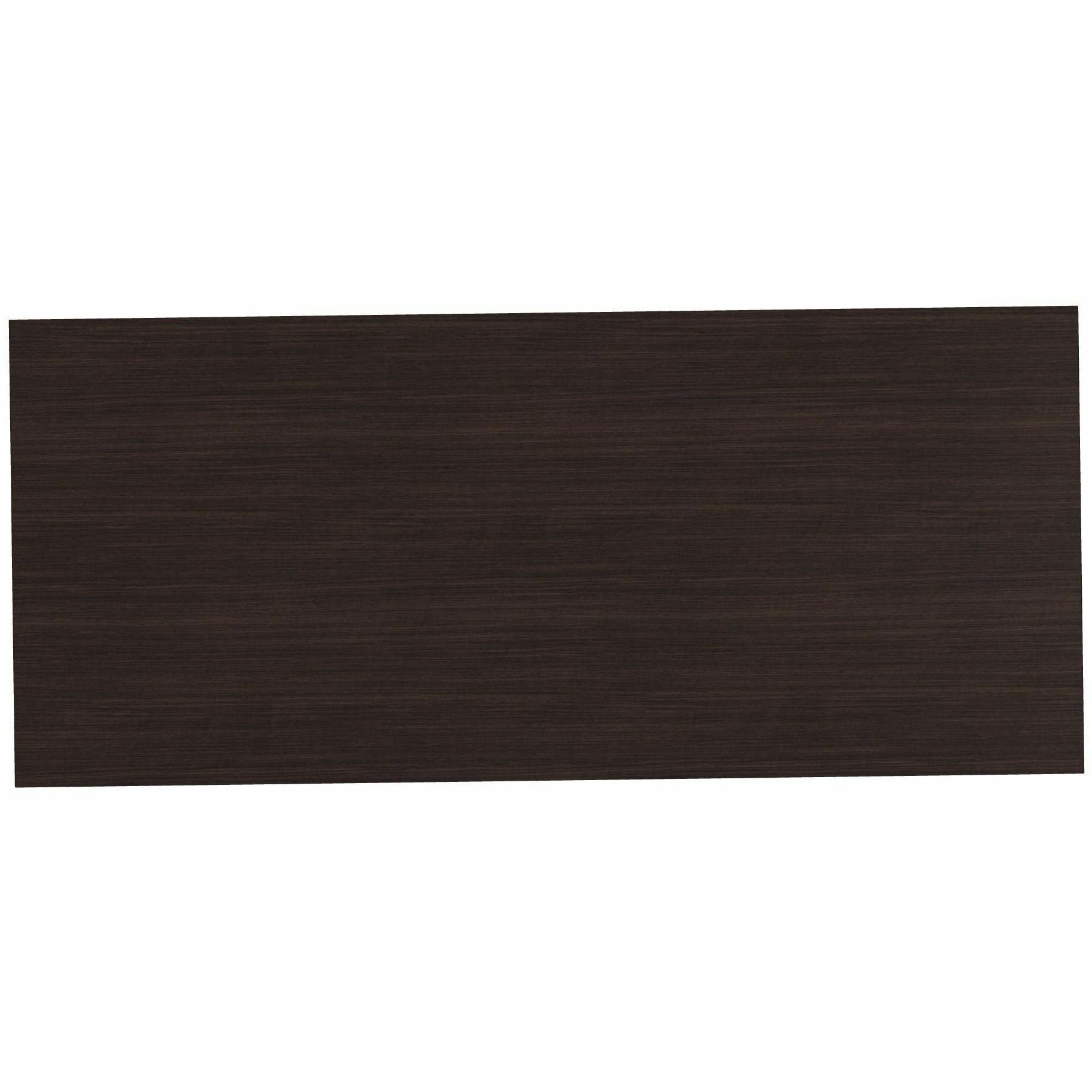 Special-T ZIA Series Conference Table, Rectangle Top, 84" W x 48" D x 29" H, Ebony Recon High Pressure Laminate, Powder Coated Double Column Cast Aluminum/Steel Base, 2 Tables per Bundle